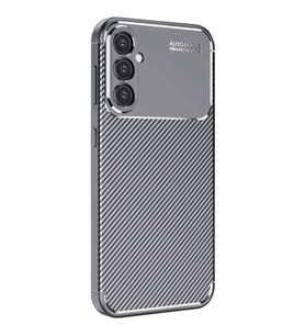 Samsung Galaxy A26 Kılıf Auto Focus Karbon Kapak - Gri