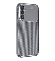Samsung Galaxy A26 Kılıf Auto Focus Karbon Kapak - Gri