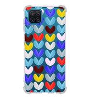 PrintiFy Samsung Galaxy A22 Uyumlu Water Color 1 Baskılı Şeffaf Köşe Korumalı Antişok Kılıf
