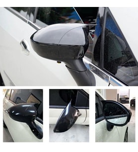 Fiat 500 Batman Yarasa Ayna Kapağı Parlak Siyah ABS 2014 ve üzeri