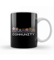 8 Bit Community  Logo Kupa Bardak Porselen