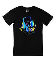 K Pop Müzik Siyah Tişört