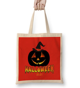 Halloween Gifts 2021 Bez Çanta Uzun Saplı
