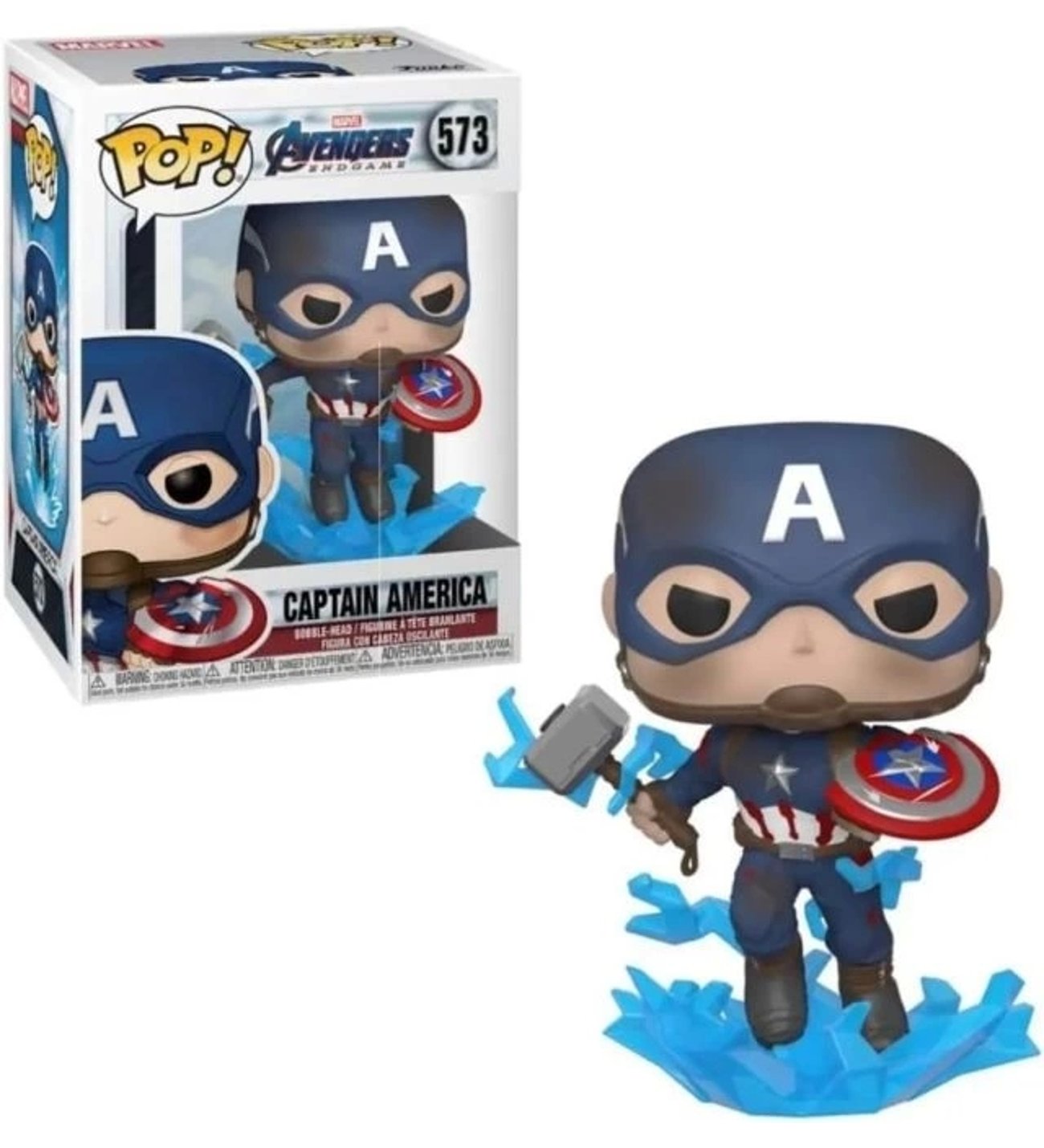 Funko Pop! Marvel Avengers Endgame #573 Kaptan Amerika Figürü