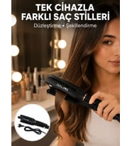 Kadın Saç Düzleştirici Seyahat Dostu 5 Kademeli Isı Kontrolü Yeni Nesil