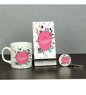 Blogger Üçlü Set (Kupa + Telefon Standı + Anahtarlık)