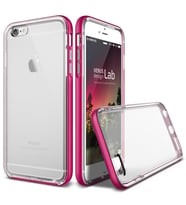 Verus iPhone 6 Plus/6S Plus ile Uyumlu Crystal Bumper Kılıf Hot Pink (Pembe)