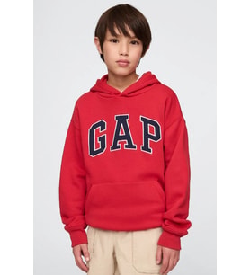 Gap V-Frch Logo Çocuk Sweatshirt (Kırmızı)