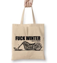 Fuuck Winter Always Motorcycle Bez Çanta Uzun Saplı