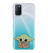Oppo A52/A72/A92 Uyumlu Baby Yoda Tasarımlı Şeffaf Telefon Kılıfı
