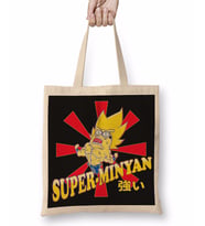 Super Minion Minyan Bez Çanta Uzun Saplı