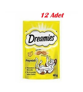 Dreamies Peynirli Kedi Ödül Bisküvisi 12 X 60 G