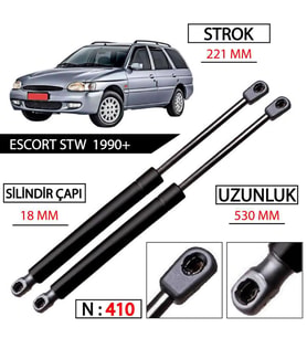 Bagaj Amortisörü Escort STW 1990+