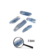 Sertifikalı Doğal Kyanit Taşı Kütle 2 Adet (2-4 Cm) (Çok Renkli)