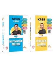 Doktrin Yayınları 2026 KPSS Matematik ve Türkçe Soru Bankası Seti 2 Kitap