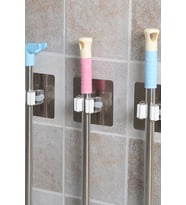 Paspas Süpürge Fırça Ve Mop Askısı Sap Tutucu Mutfak Banyo Askı