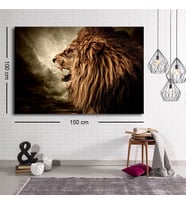 Miyrem Exclusive Serie" Aslan  Kanvas Tablo