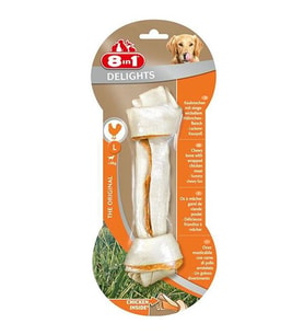 8 in 1 Delights Bones Tavuklu Ağız Bakım Kemiği L Boy 85 Gr