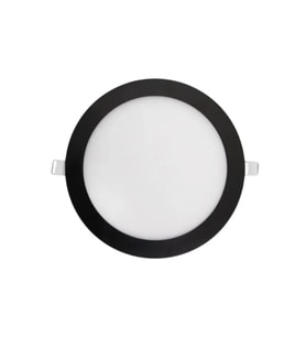 CATA CT-5125 6W Slim LED Panel Spot Siyah Kasa Sıva Altı Yuvarlak Armatür 6400K Beyaz Işık