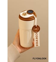 Dijital Led Göstergeli 316 L Palanmaz Çelik 400 ML Termos Kupa Bardak Çift Yalıtımlı Kahve Fincan