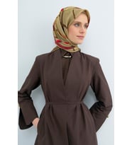 Armine Saf İpek Sura Eşarp-2026 İlkbahar-Yaz- 951700D (Gold)