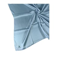 Mısırlı Eşarpları Düz Renk Kristal Eşarp (Gümüş)