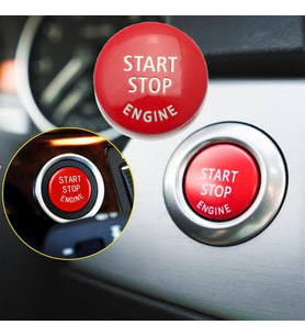 Bmw E60 E90 E84 E70 E71 E72 Start Stop Düğme Kapağı Kırmızı