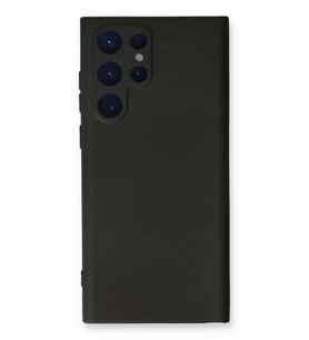 Galaxy S23 Ultra Kılıf Nano içi Kadife Silikon - Siyah