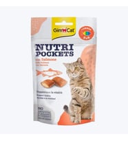 GimCat Nutripockets Somonlu Omega 3 ve Omega 6 Kedi Ödül Maması 60 Gr (STD)