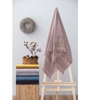 Cotton box Twins Bukle  Havlu 75x150 Bej