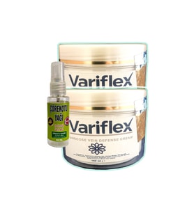 Variflex Varicose Vein Defense Cream 2 Adet 100 ml Varis Giderici Krem + 30 ml Çörek Otu Ağrı Dindirici Yağ