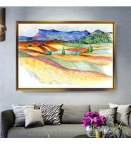 Altın Çerçeveli dekoratif tablo a194 (Gold)