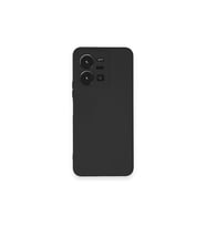 Vivo Y35 Kılıf Nano İçi Kadife Silikon - Siyah