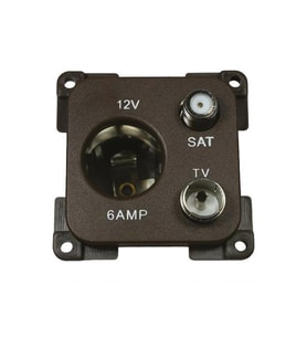 INPROJAL 12 V +TV + SAT SOKETİ TEKNE, YAT VE KARAVAN