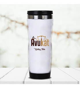 Kişiye Özel Avukata Hediye Bardak Termos