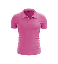 %100 Pamuk Polo T-Shirt IMPERO PEMBE