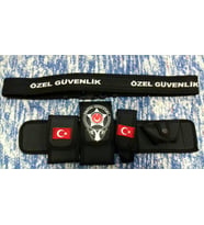 ÖZEL GÜVENLİK TESİSAT BEL KILIFI(+)ÖZEL GÜVENLİK ROZETLİ CÜZDANI(+)ÖZEL GÜVENLİK PALASKASI (3-AD) URUN,SATINAL,SIVILE SATILMAZ.