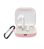 Microsonic Xiaomi Redmi Buds 6 Active Kılıf Askılı Mat Silikon Pembe (Pembe)