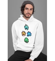 Avatar The Last Airbender Yazılı Unisex Oversize Anime Karakter Hoodie