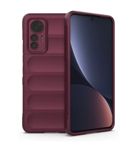 Mi 12 Lite Kılıf Optimum Silikon - Bordo Belirtilmemiş