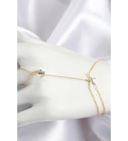 Pirinç Zirkon Taşlı Deniz Atı Ve Yıldız Model Gold Renk Şahmeran 5886 - GLST9545-2816