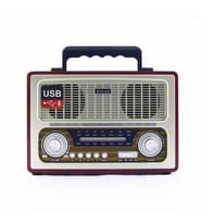 Kemai MD-1800BT Retro Nostalji Radyo Bluetooth FM USB SD Gri