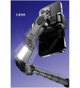Işıklı Akıllı Tripod Gimbal ile Profesyonel Video ve Selfie Çekimleri