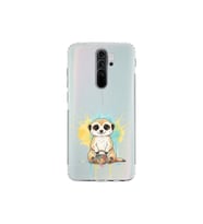 Redmi Note 8 Pro ile Uyumlu Splash Mirket Tasarımlı Şeffaf Silikon Kılıf