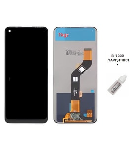 Tkgz - Tecno Spark 7T PRO Uyumlu Lcd Ekran Dokunmatik Servis + B-7000