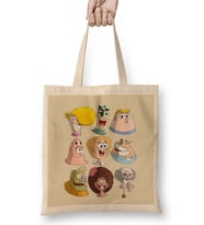 Cartoon Kids Human Spongebob Characters Süngerbob 01 Bez Çanta Uzun Saplı