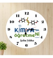 Kimya Öğretmeni Duvar Saati