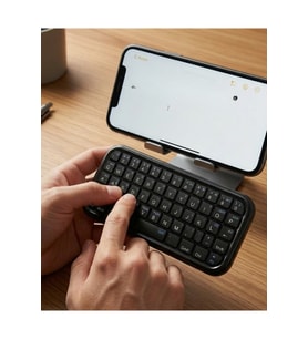 Taşınabilir Cep Boy Bluetooth Klavye Telefon ve Tablet Destekli