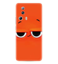 Xiaomi Mi 13 Lite Kılıf Resimli Desenli Silikon Platinium Series Orange 1830