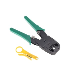 4507 Rj9 Rj12 Rj45 Sıkıcı Sıkma Network Pensesi Kablo Soyucu Set Cat5 Internet Ucu Çakma